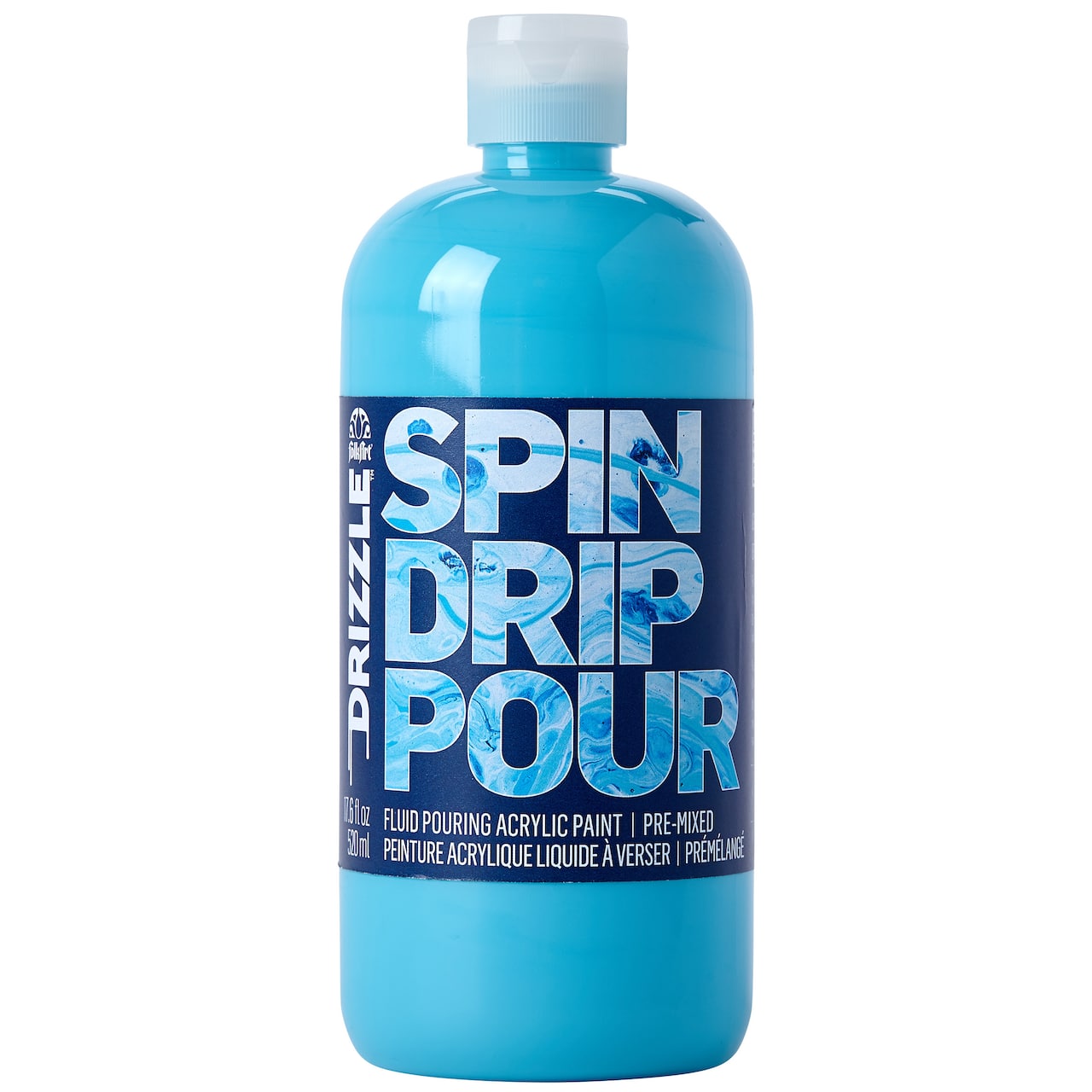 6 Pack: FolkArt® Drizzle™ Pre-Mixed Fluid Pouring Acrylic Paint, 17.6oz.